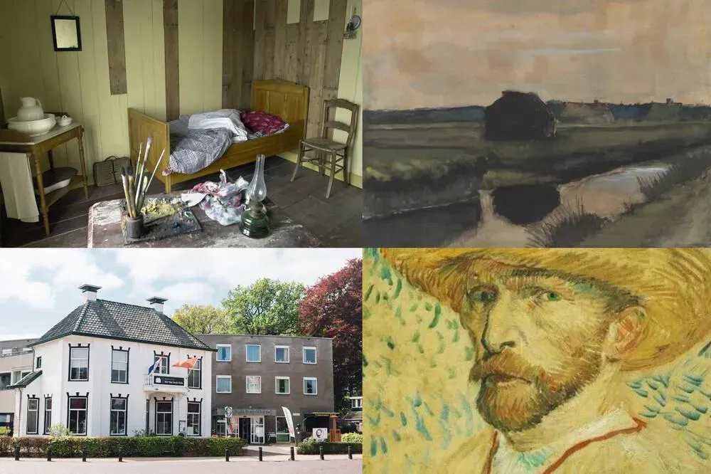 Van Gogh Huis Drenthe - de kamer van Vincent van Gogh - Abdij de  Westerburcht