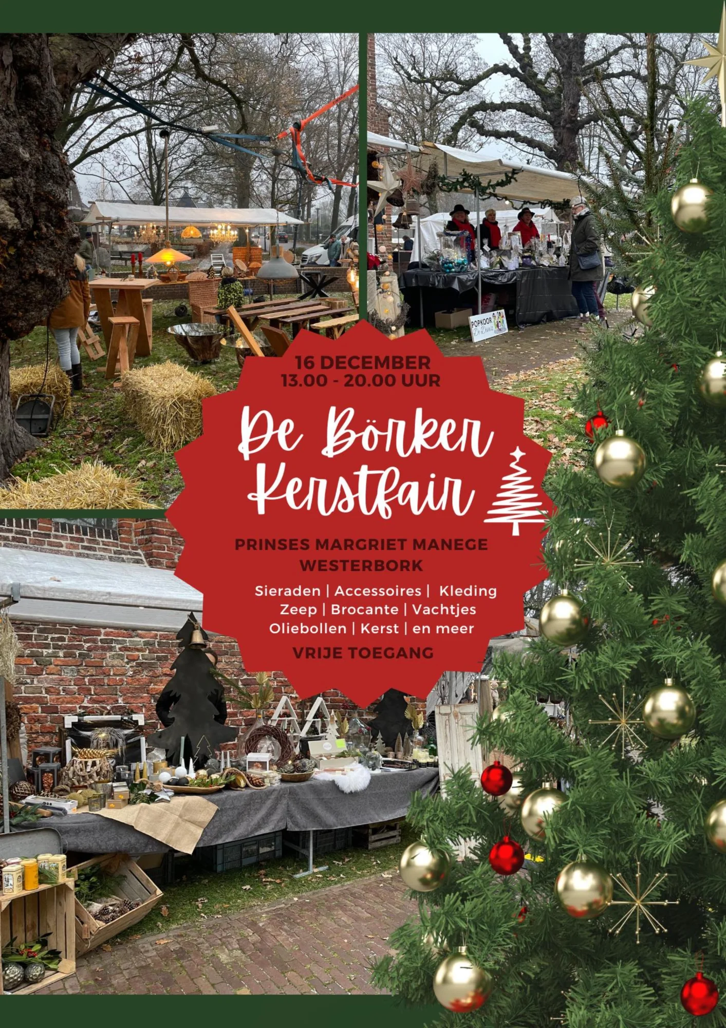 Börker Kerst Fair in Westerbork bij de Prinses Margriet Manege